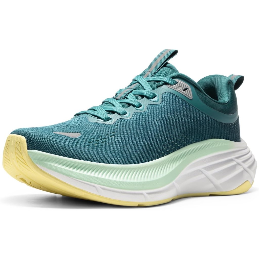 Men's Green Shoes Running Tennis Cushioning Gym Workout Comfortable Sneakers
